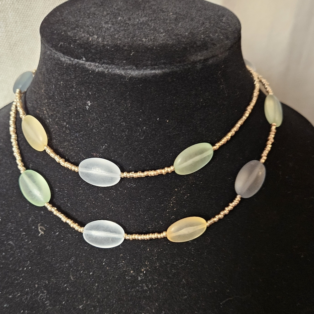 Avenue MultiColor Beaded Necklace Nwt
